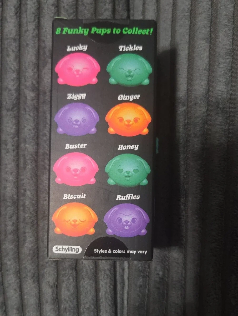 Teenie Needoh Funky Pup 3-Pack - Pink & Purple & Teal